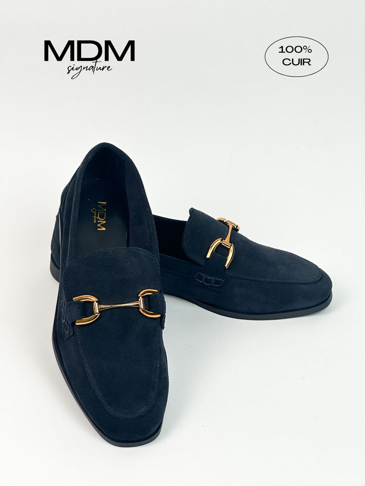 MOCASSINS MDM SIGNATURE - BLEU