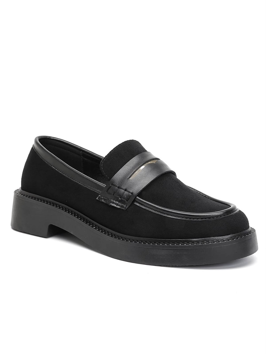Mocassin Plateforme - NOIR