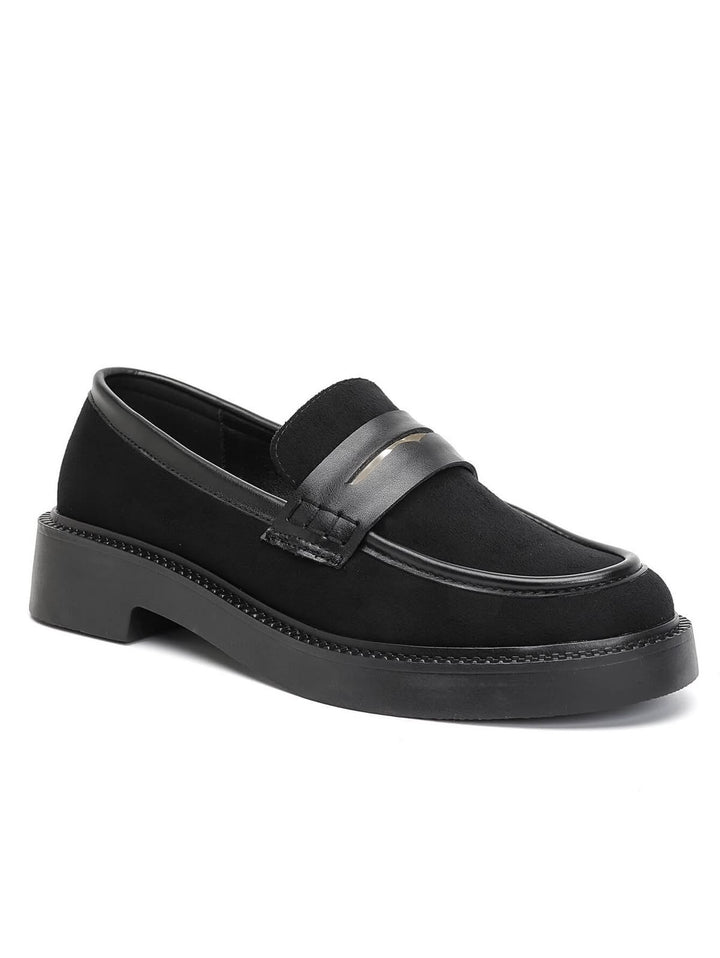 Mocassin Plateforme - NOIR