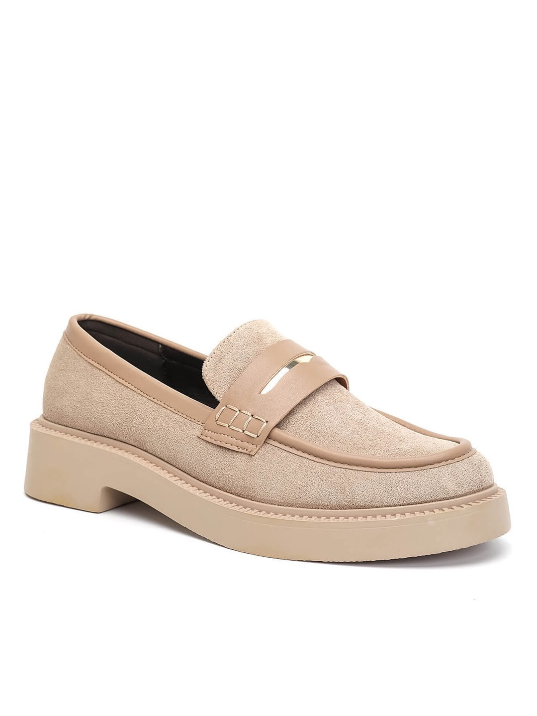 Mocassin Plateforme - KHAKI