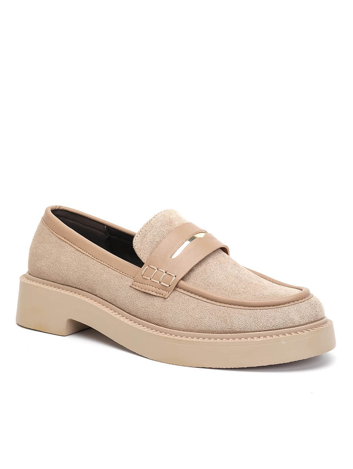 Mocassin Plateforme - KHAKI