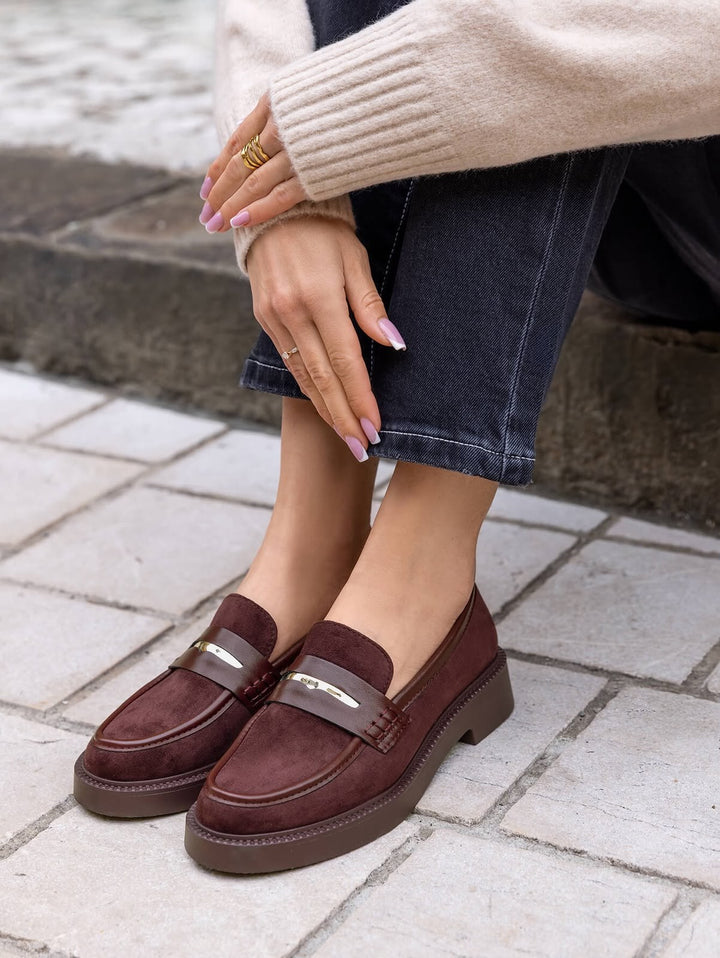 Mocassin Plateforme - BORDEAUX