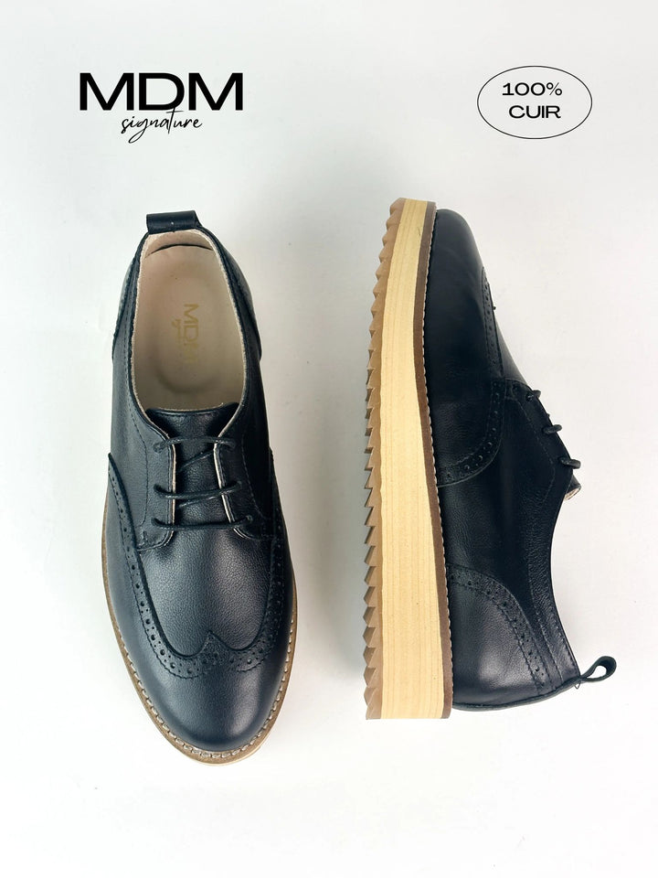 DERBIES MDM SIGNATURE - NOIR