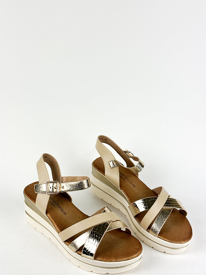 SANDALES ASHLEY - GOLD