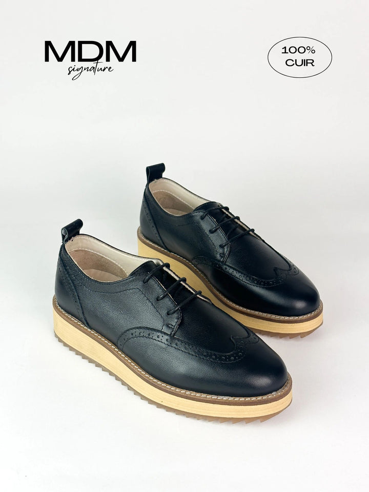 DERBIES MDM SIGNATURE - NOIR