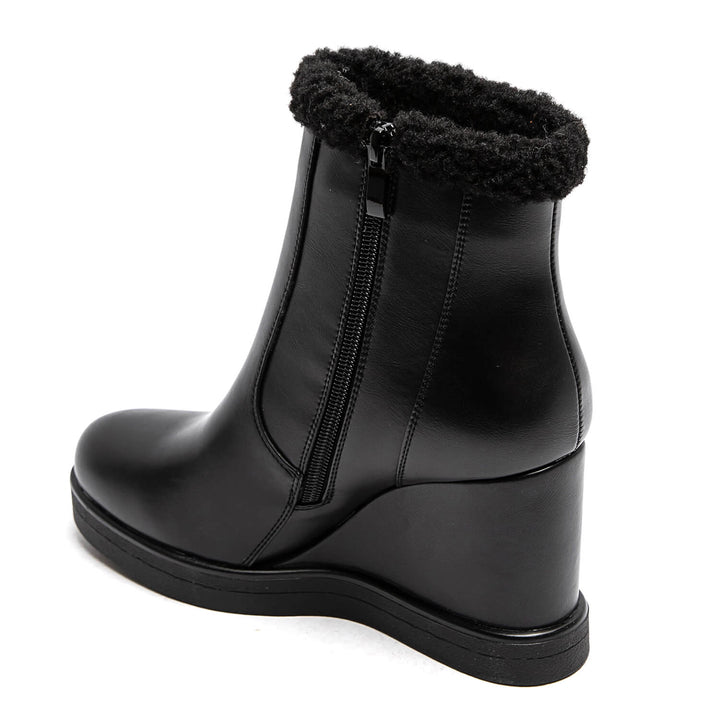 Bottines compensées - NOIR