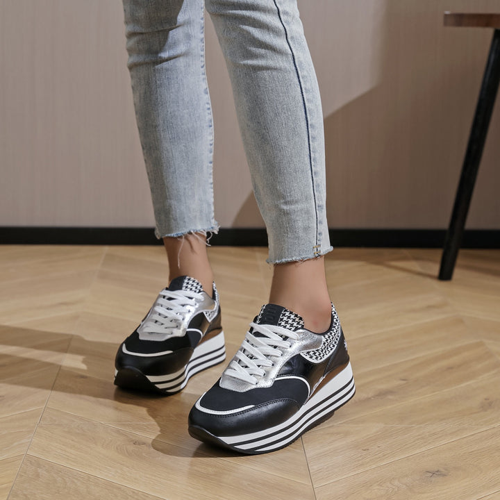 BASKETS COMPENSÉES - noir