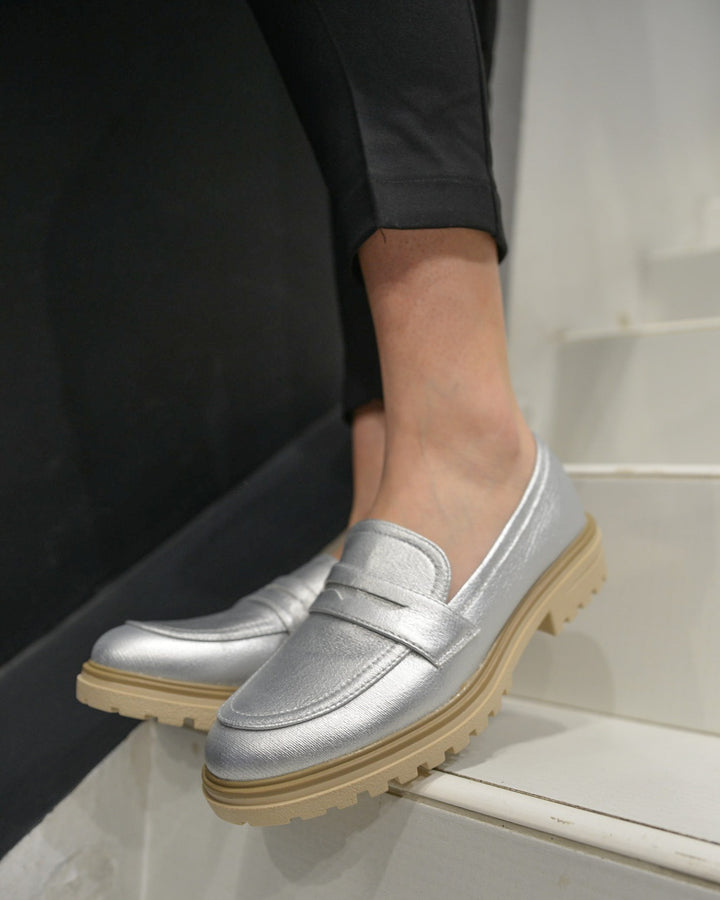 MOCASSINS CLASSIQUE - SILVER