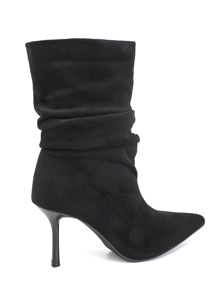 Botte Daim Froncée - NOIR