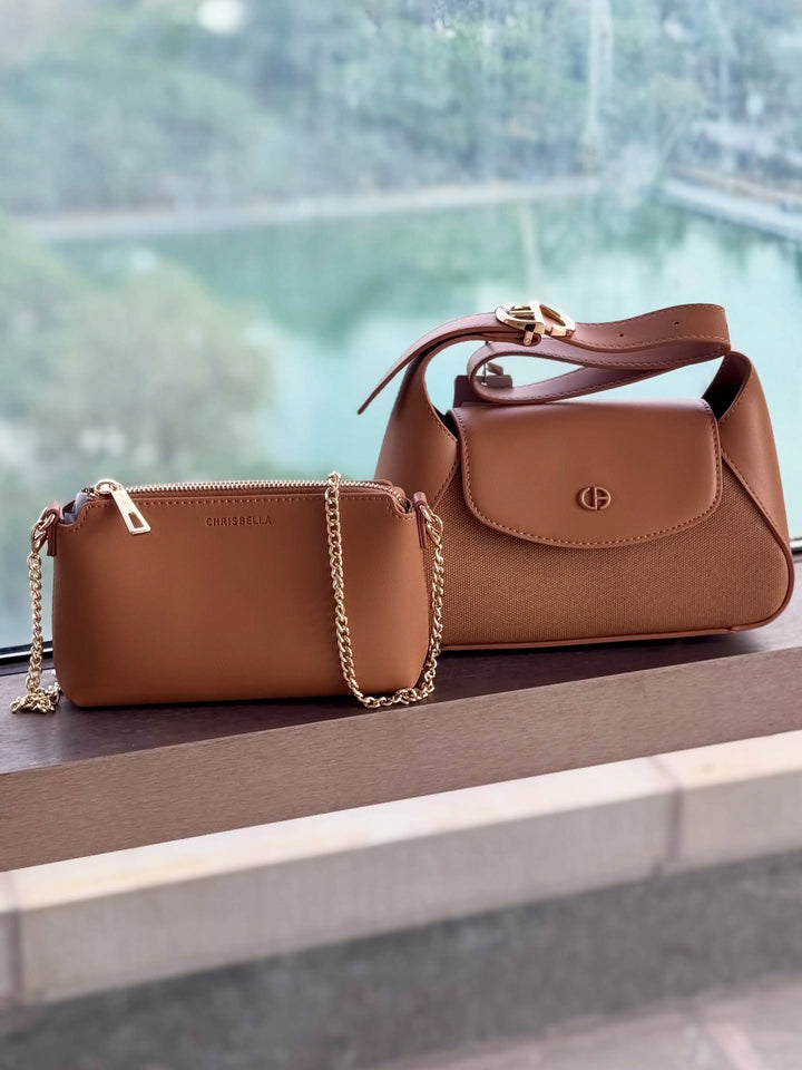 Sac porté épaule - Beige