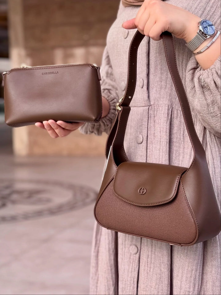 Sac porté épaule - Marron