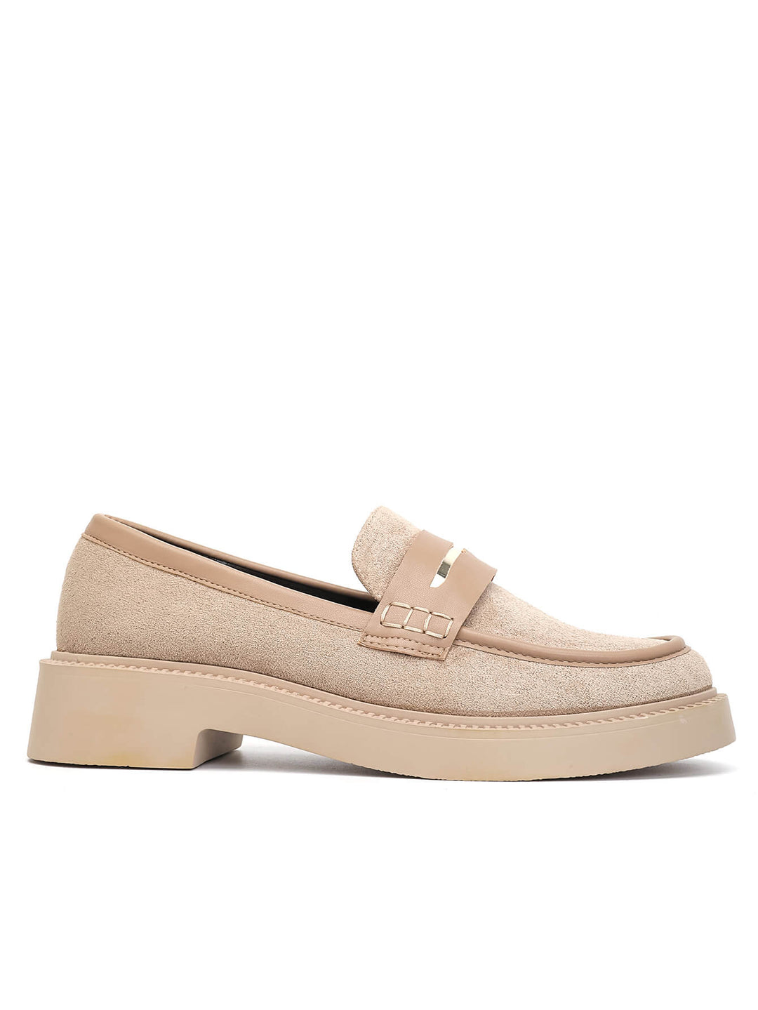 Mocassin Plateforme - KHAKI