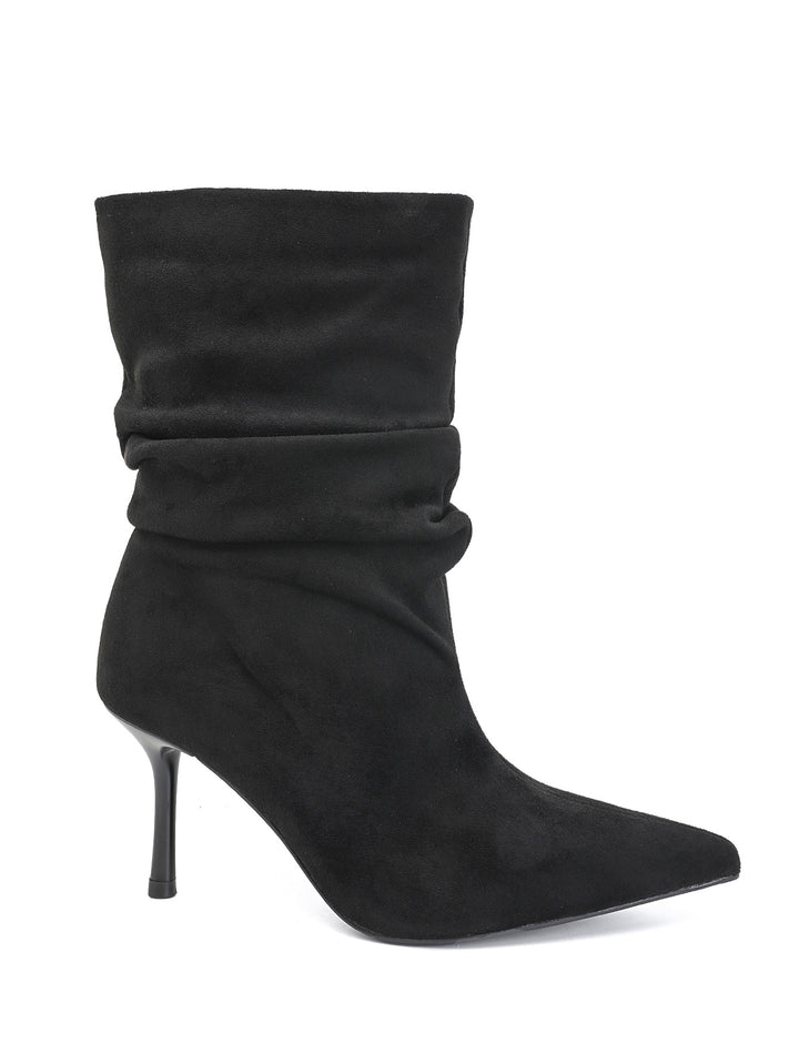 Botte Daim Froncée - NOIR