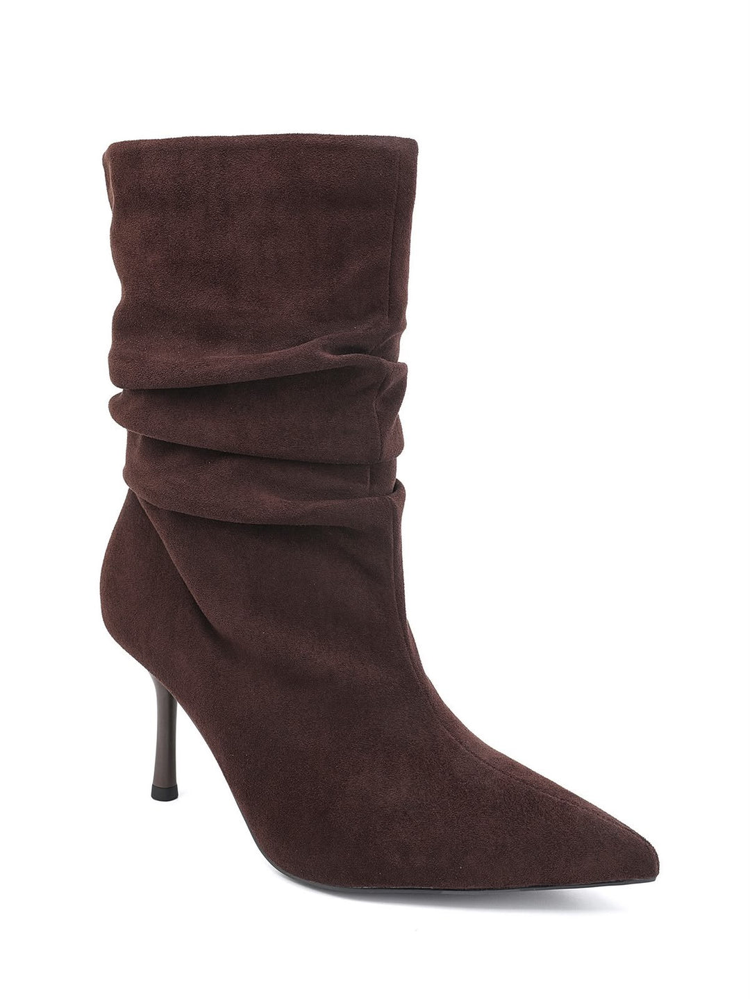 Botte Daim Froncée - MARRON