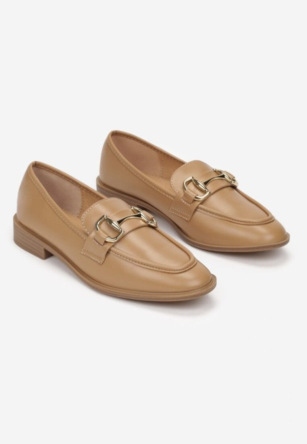 MOCASSINS TALON LÉGER - CAMEL