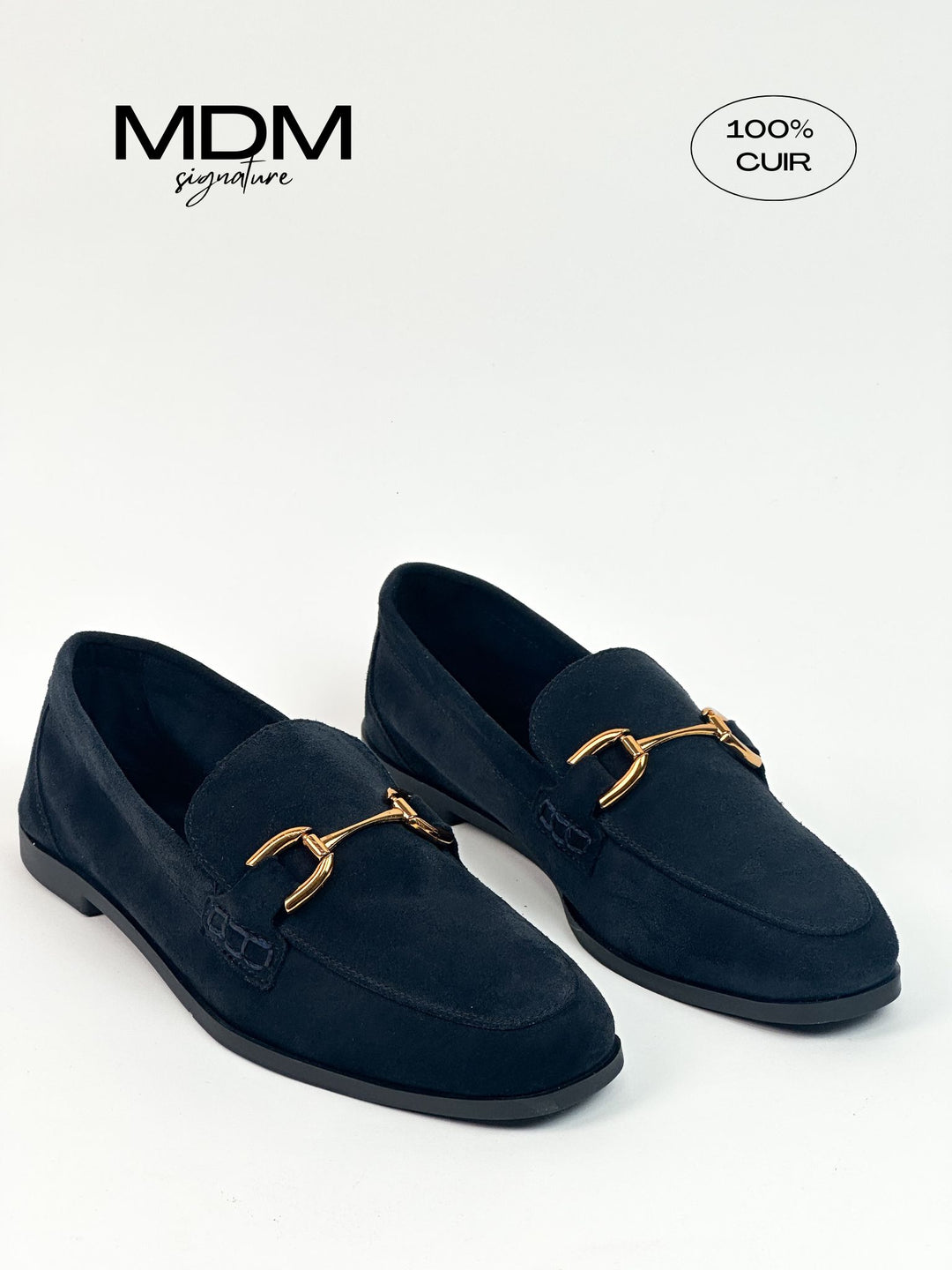 MOCASSINS MDM SIGNATURE - BLEU