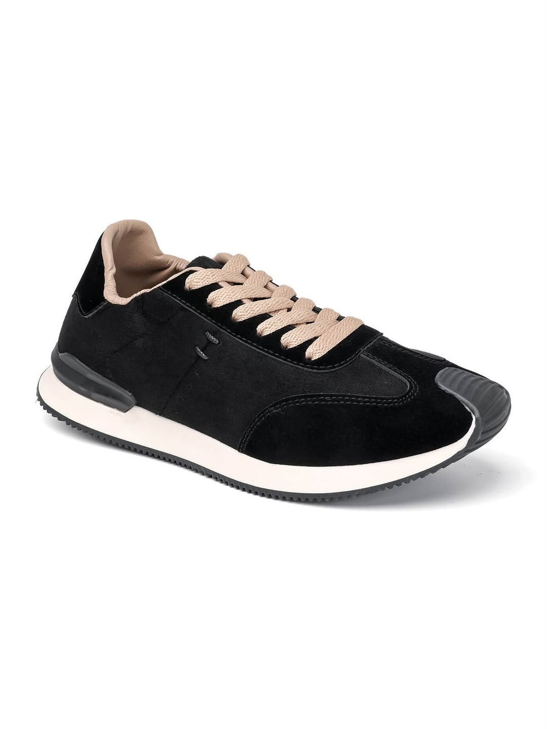 Basket Daim Plateforme - NOIR