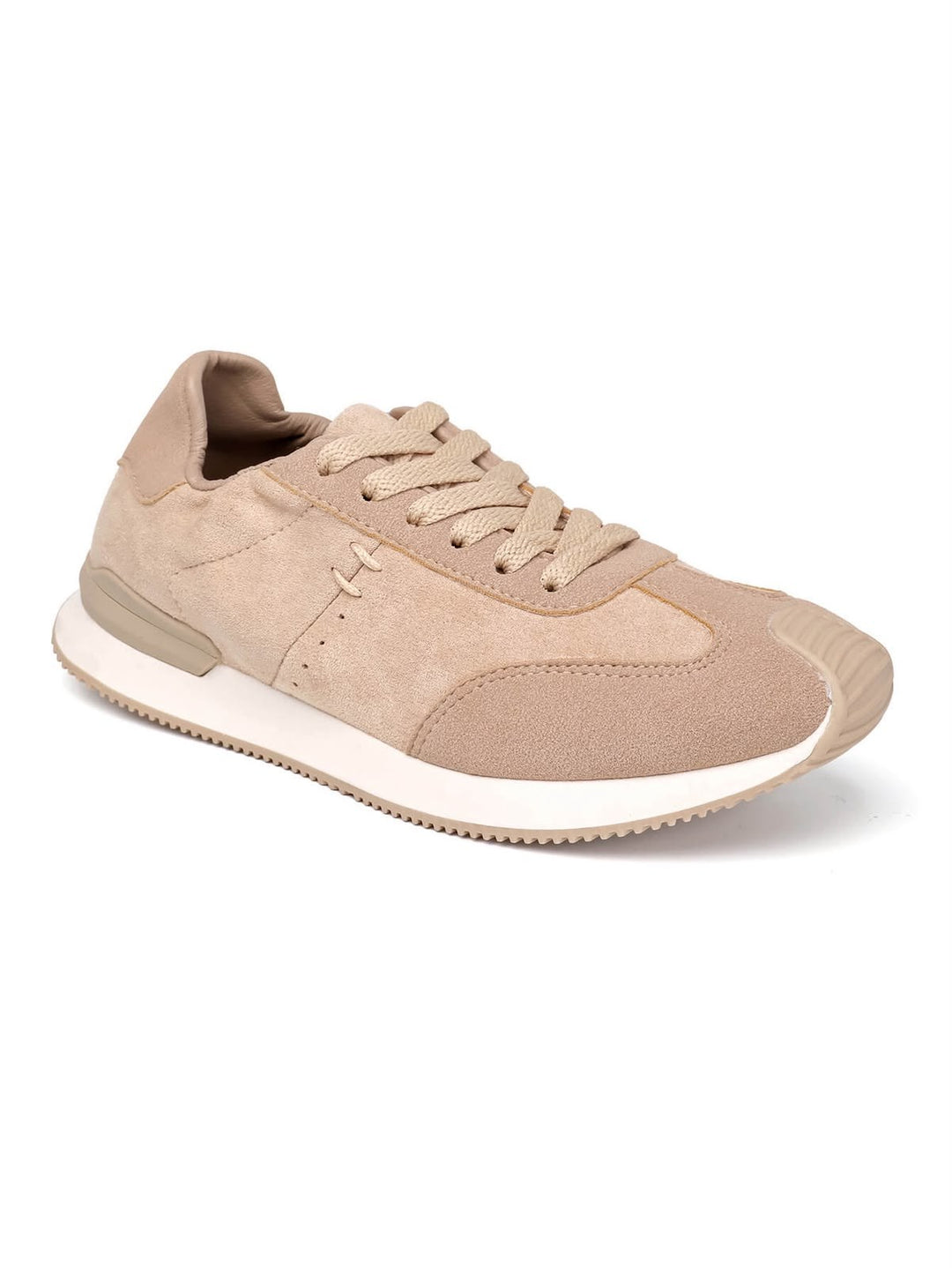 Basket Daim Plateforme - KHAKI