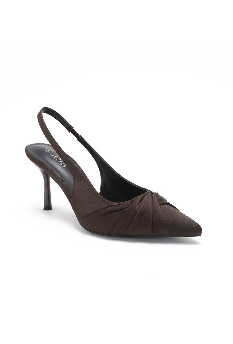 ESCARPINS A TALONS - BROWN
