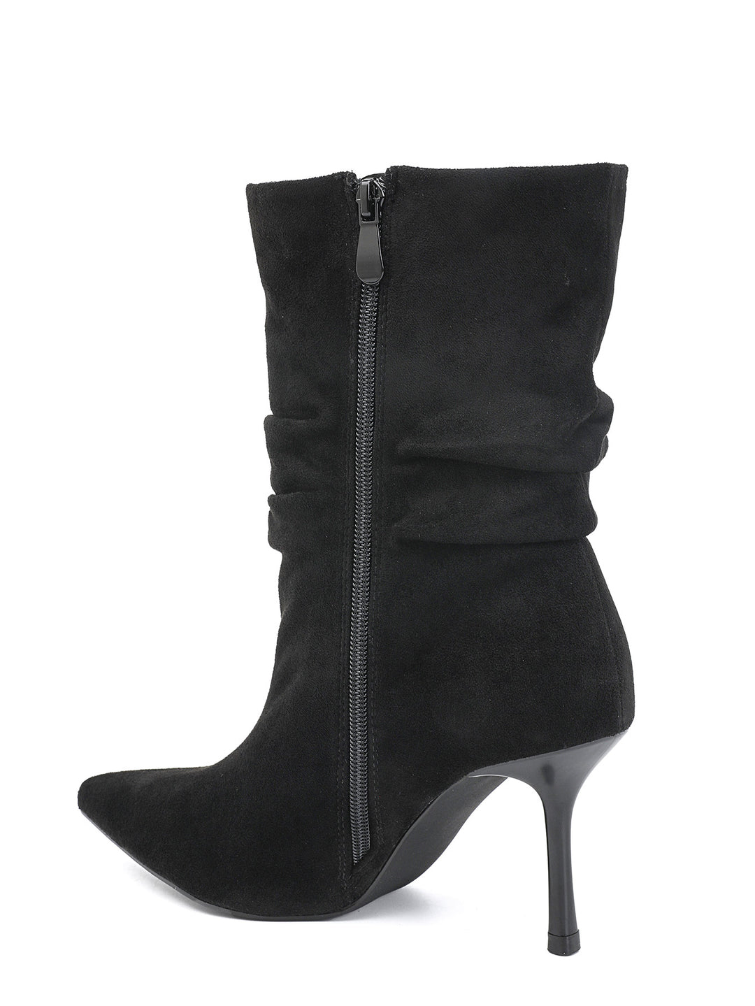 Botte Daim Froncée - NOIR