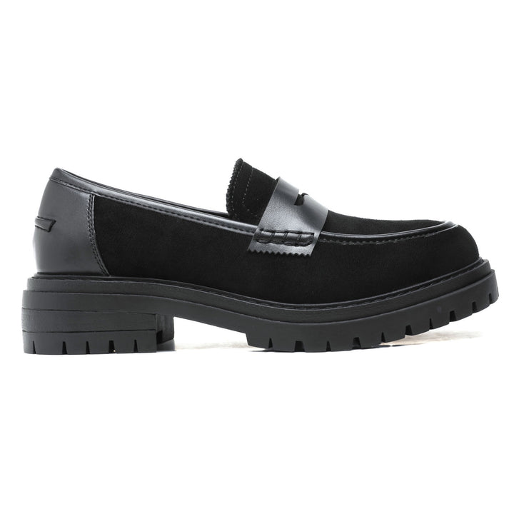 MOCASSINS DAIM - NOIR