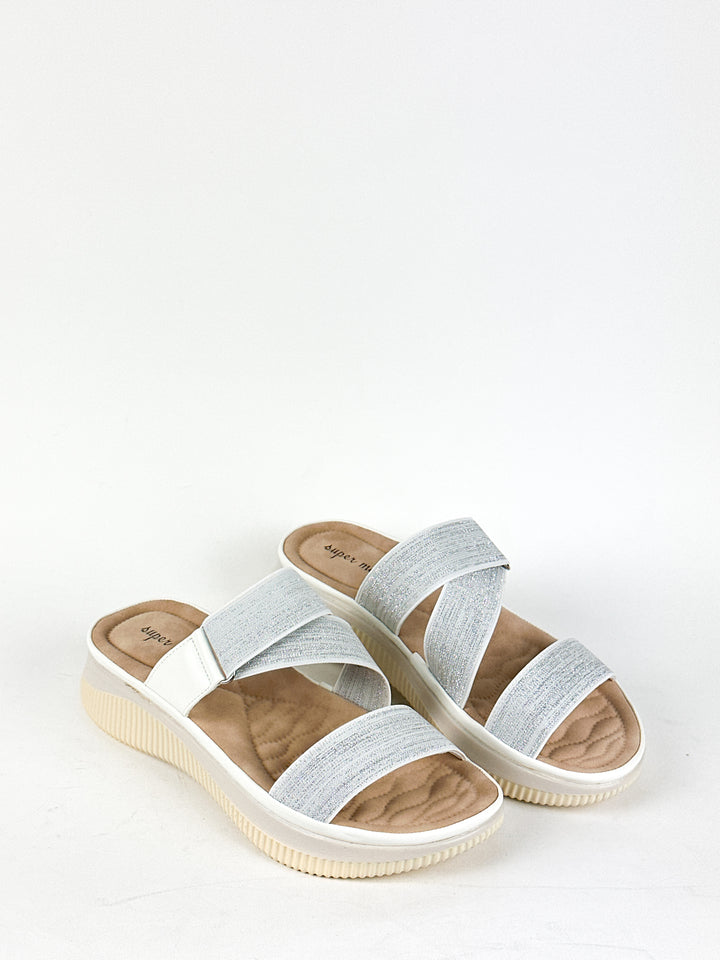 SANDALES CONFORT - BLANC