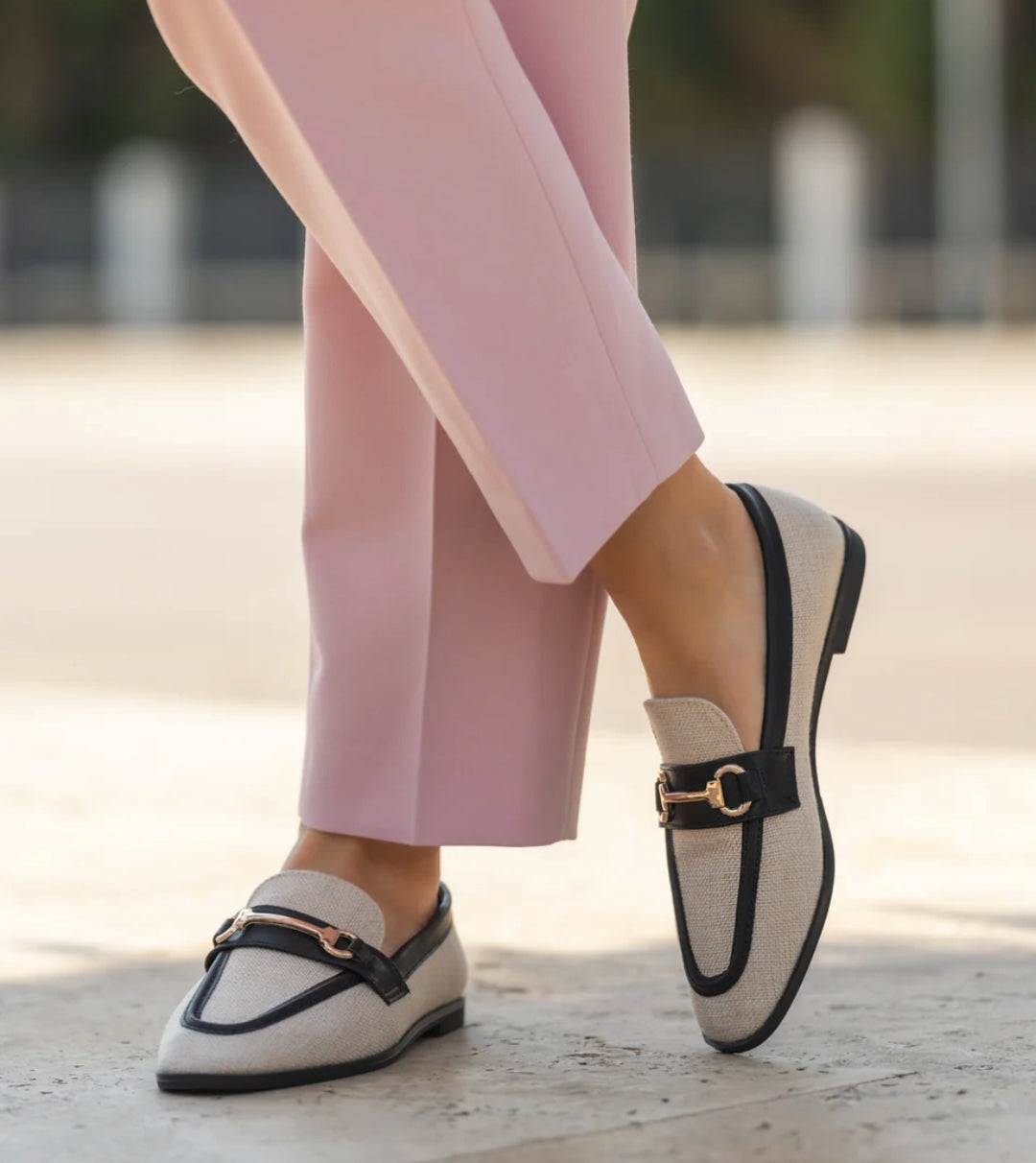 MOCASSIN PLAT - NOIR