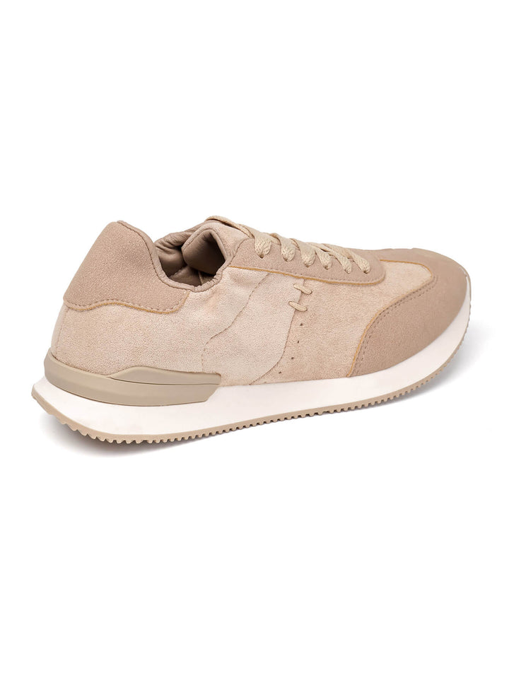 Basket Daim Plateforme - KHAKI