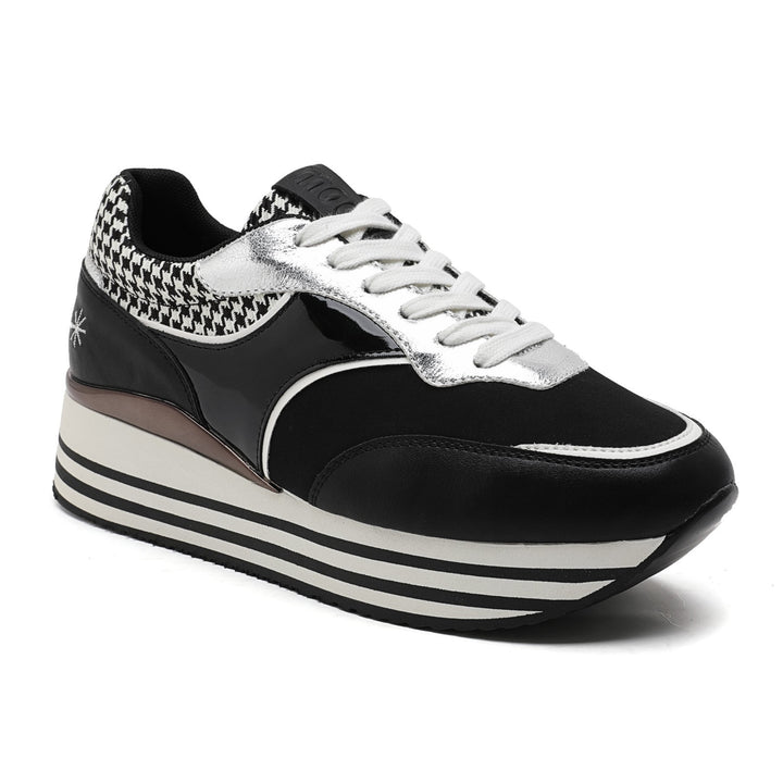 BASKETS COMPENSÉES - noir