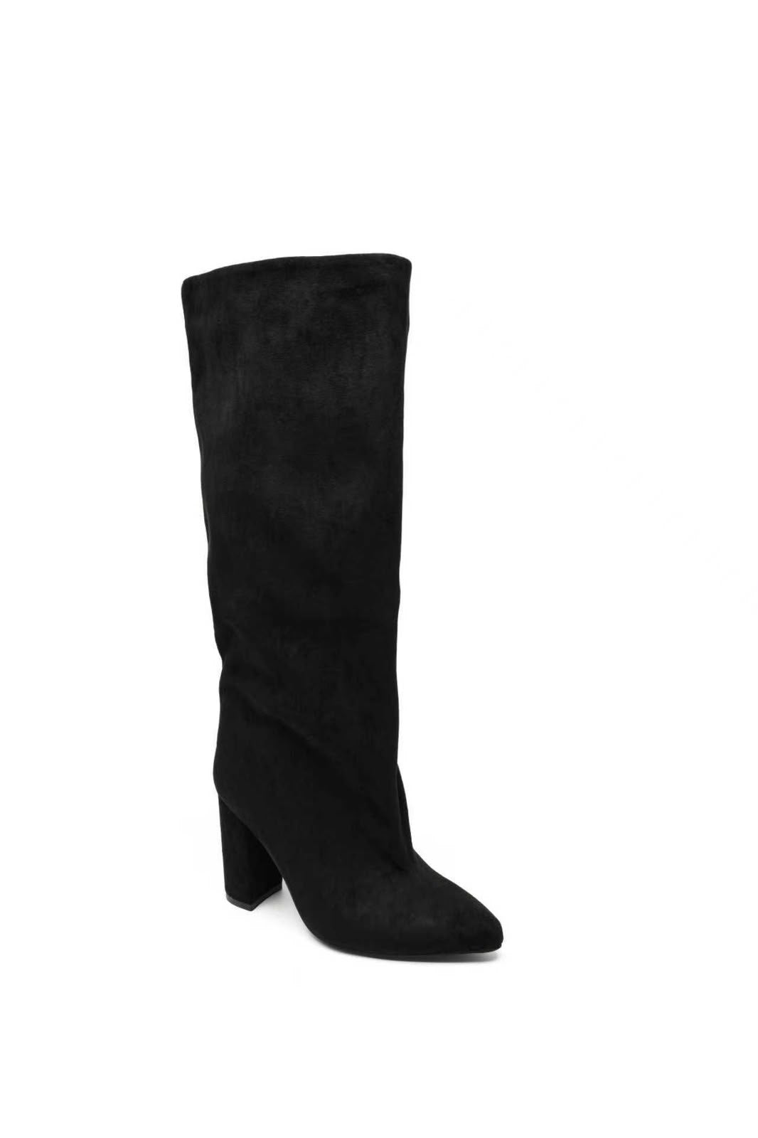 Botte Suède - NOIR