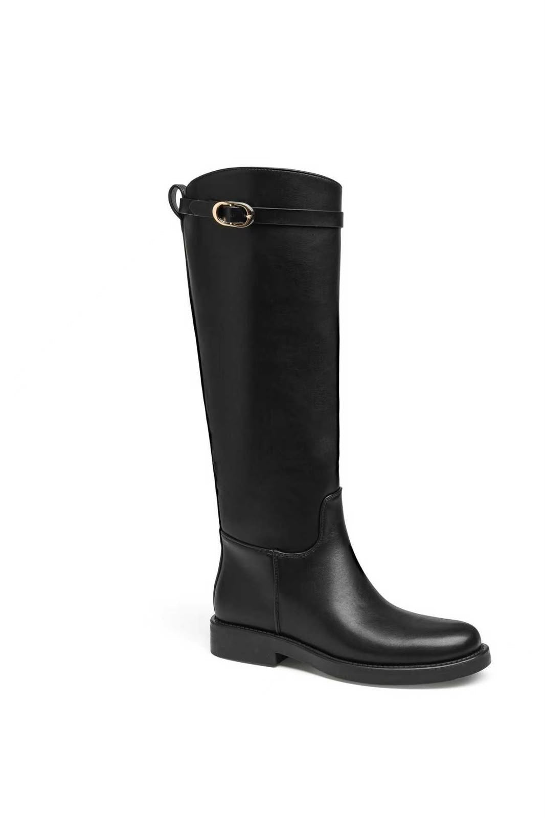Botte Cuir Synthétique - NOIR