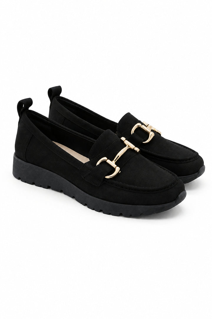 Mocassin Plateforme - NOIR