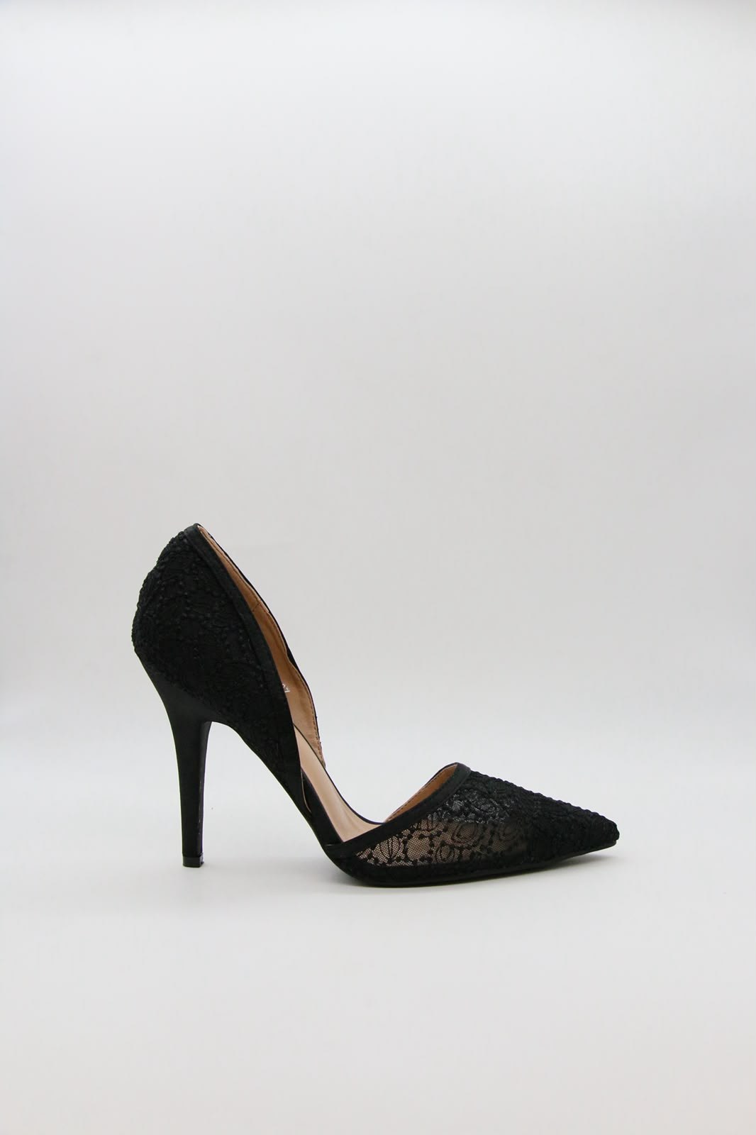 Escarpin Dentelle - NOIR