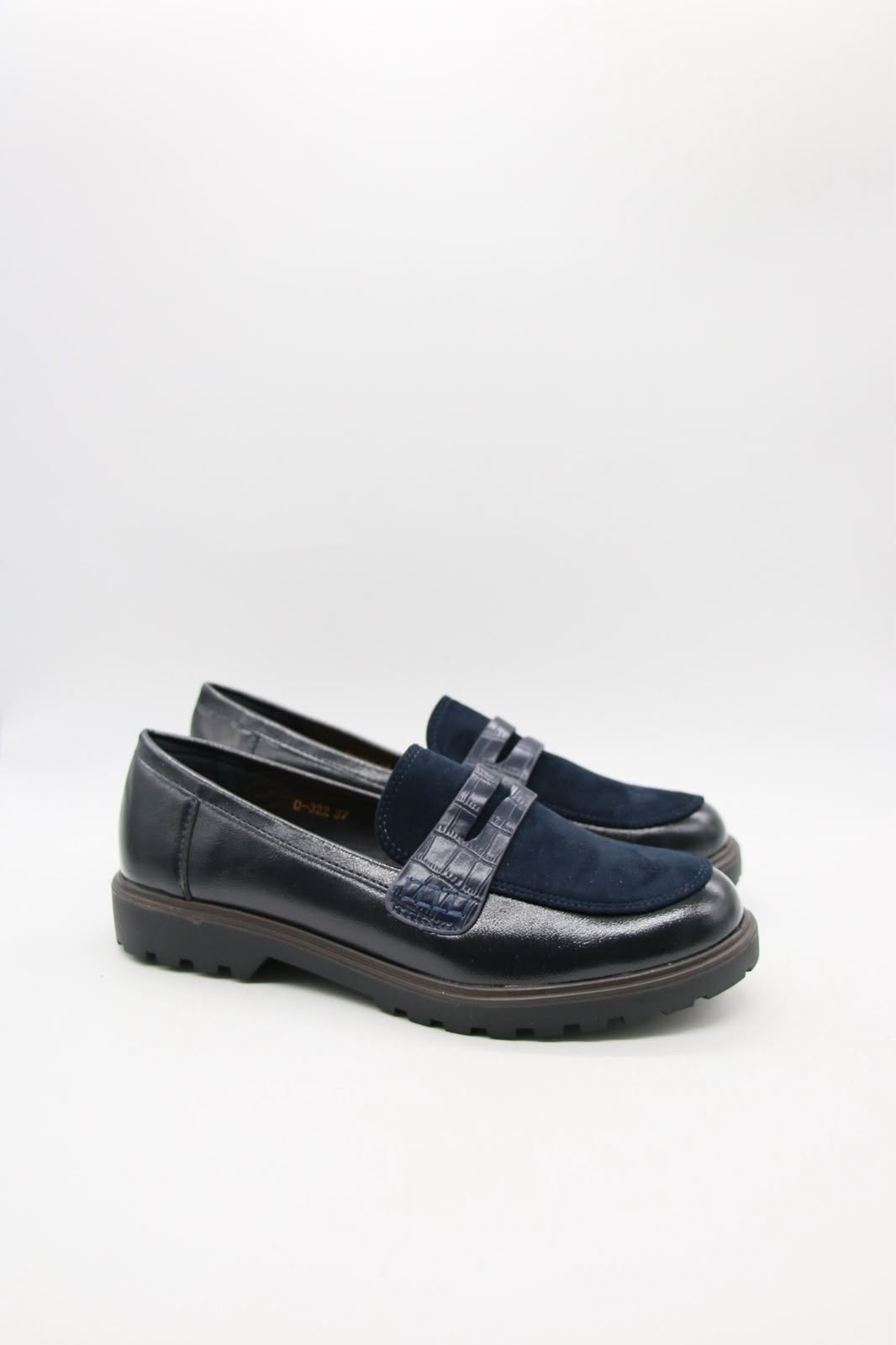 Mocassin Plateforme - BLUE