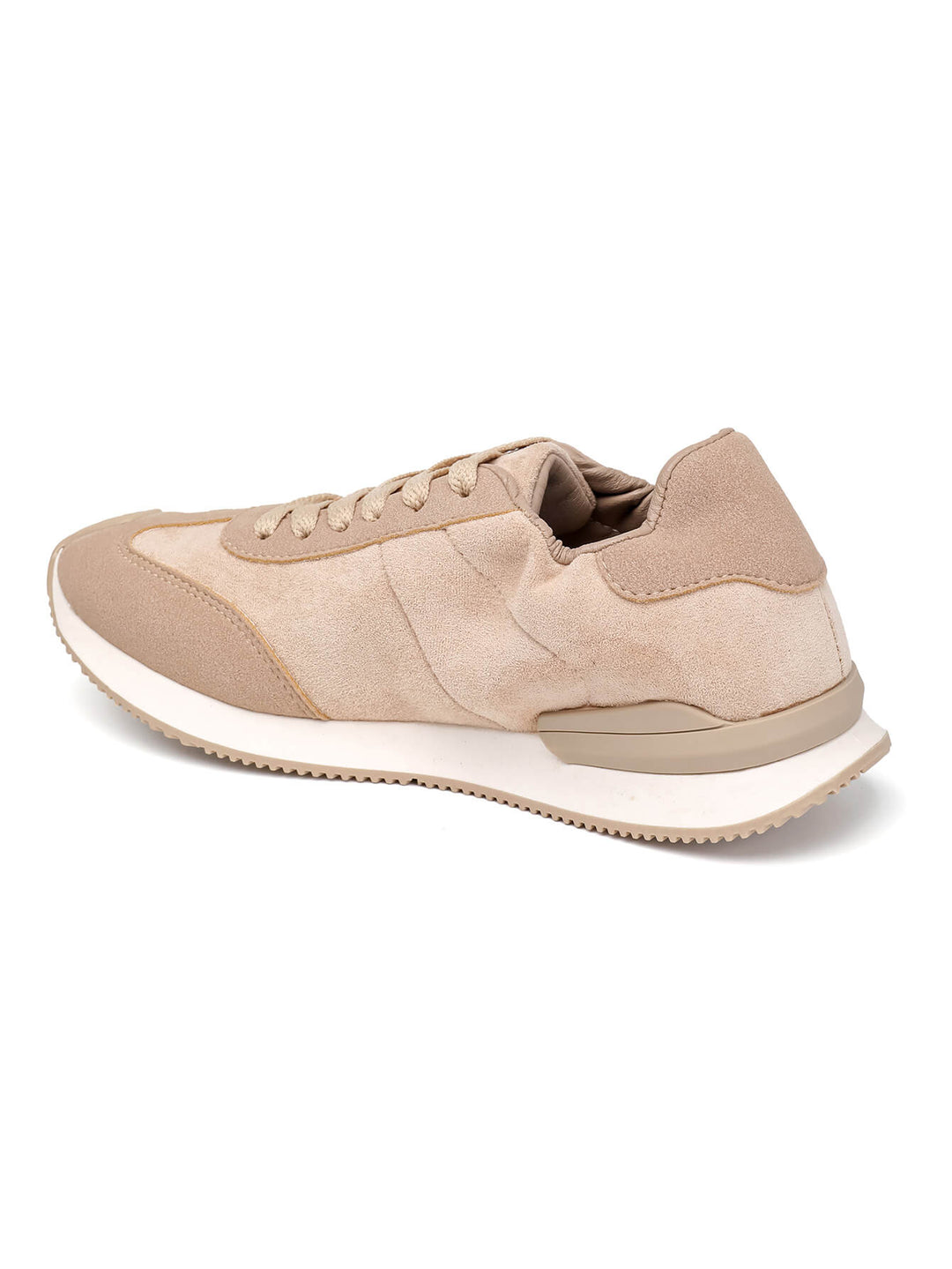 Basket Daim Plateforme - KHAKI