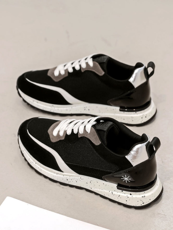 BASKETS COMPENSÉES - NOIR