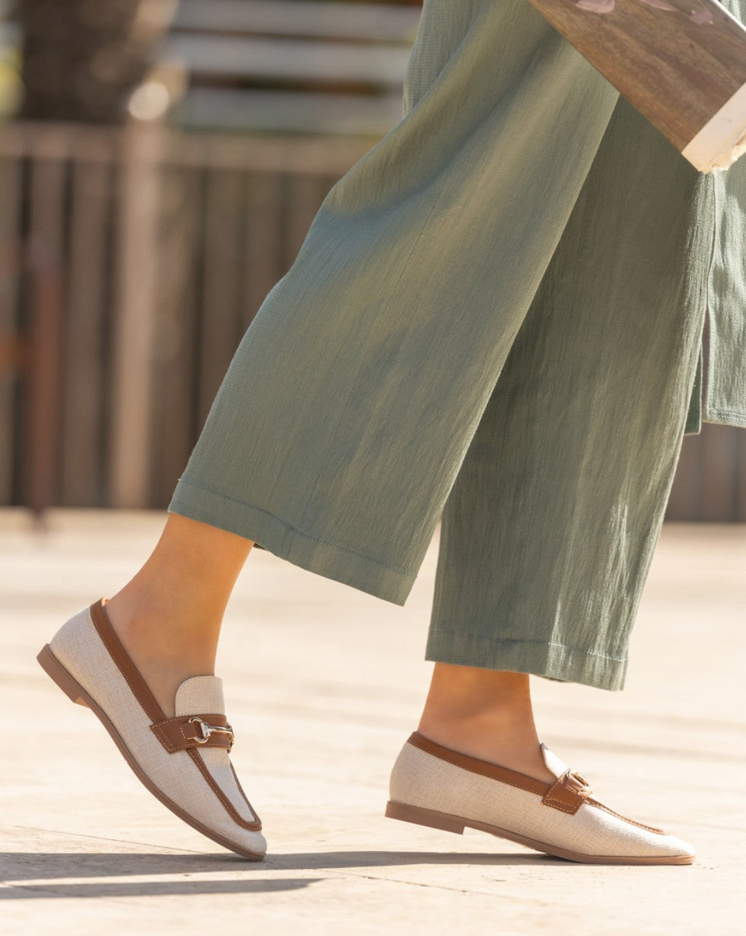 MOCASSIN PLAT - CAMEL