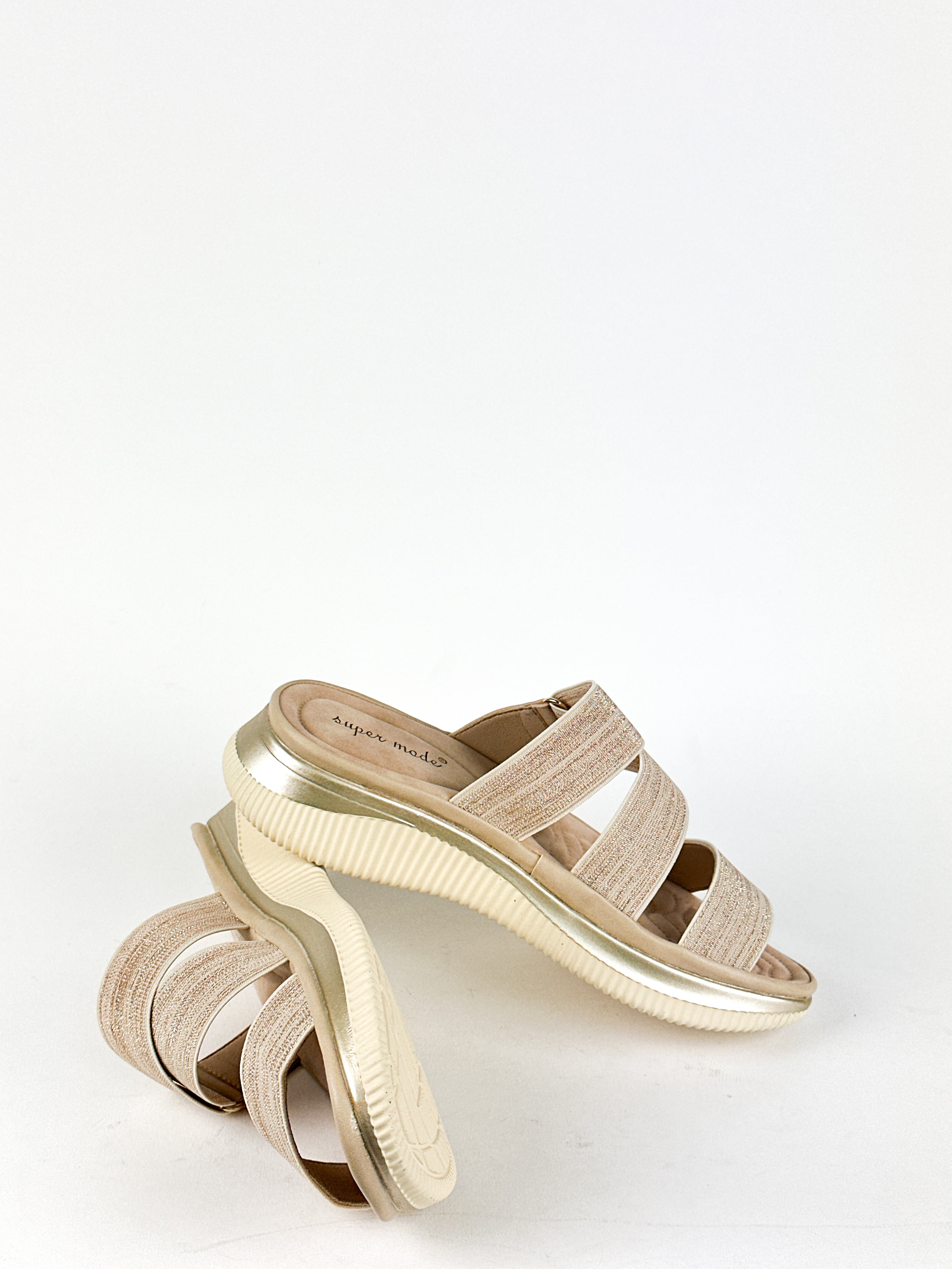 SANDALES CONFORT - BEIGE