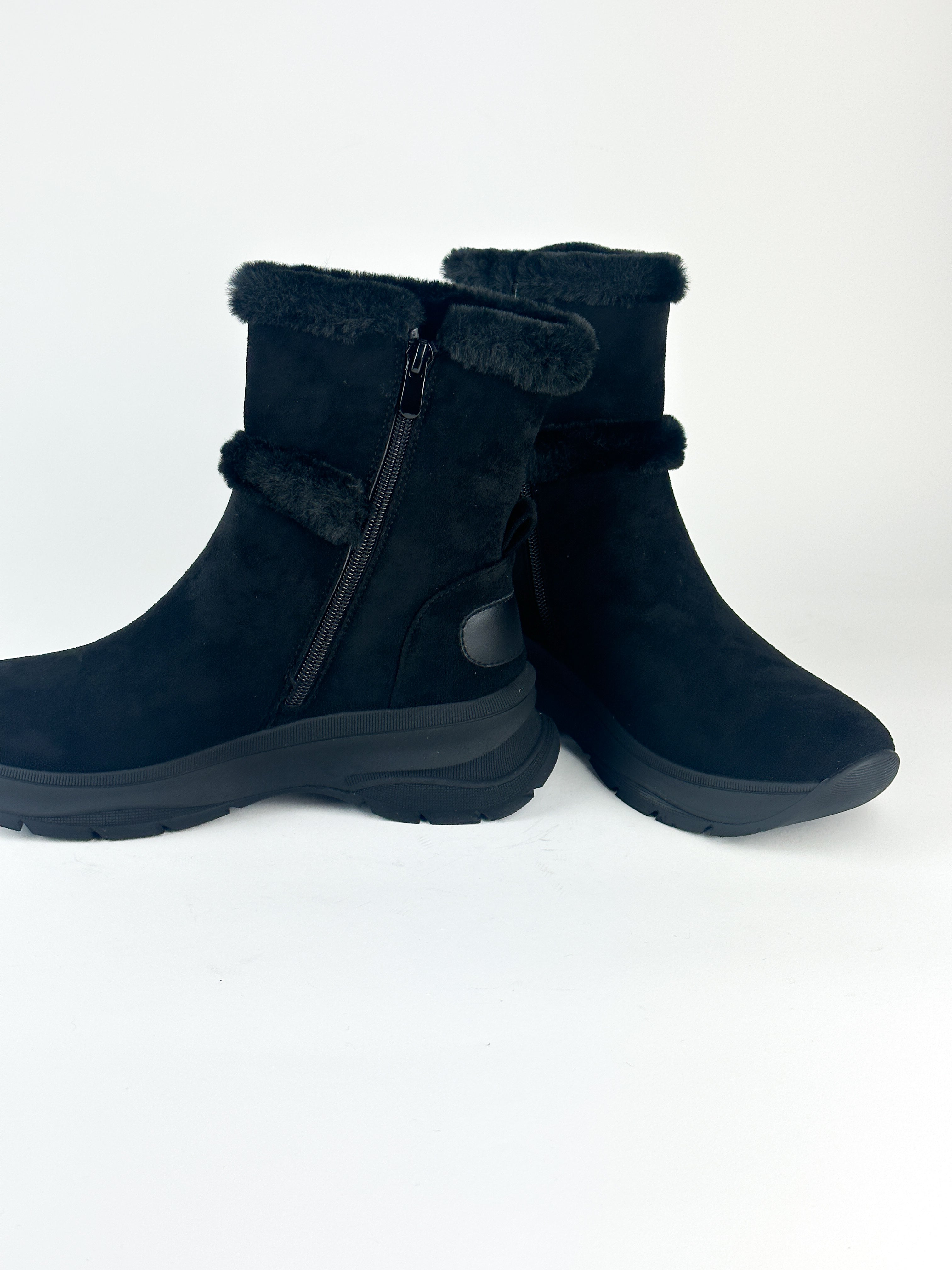 bottines fourrées - Noir