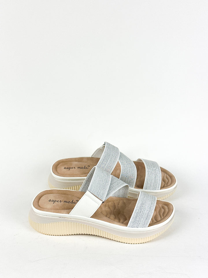 SANDALES CONFORT - BLANC