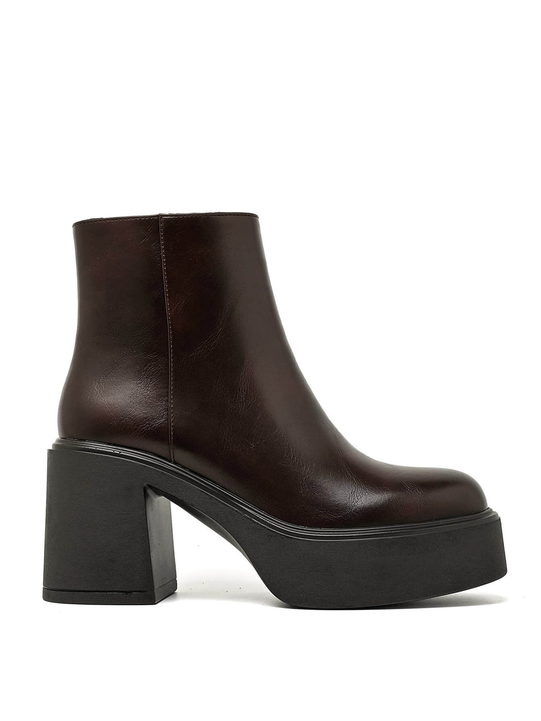 Bottine Plateforme - BROWN