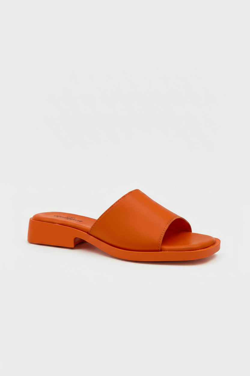 Sandale Plate - ORANGE