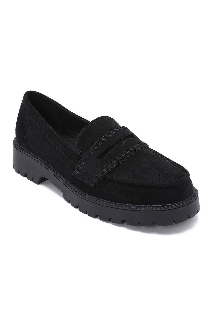 Mocassin Plateforme - NOIR