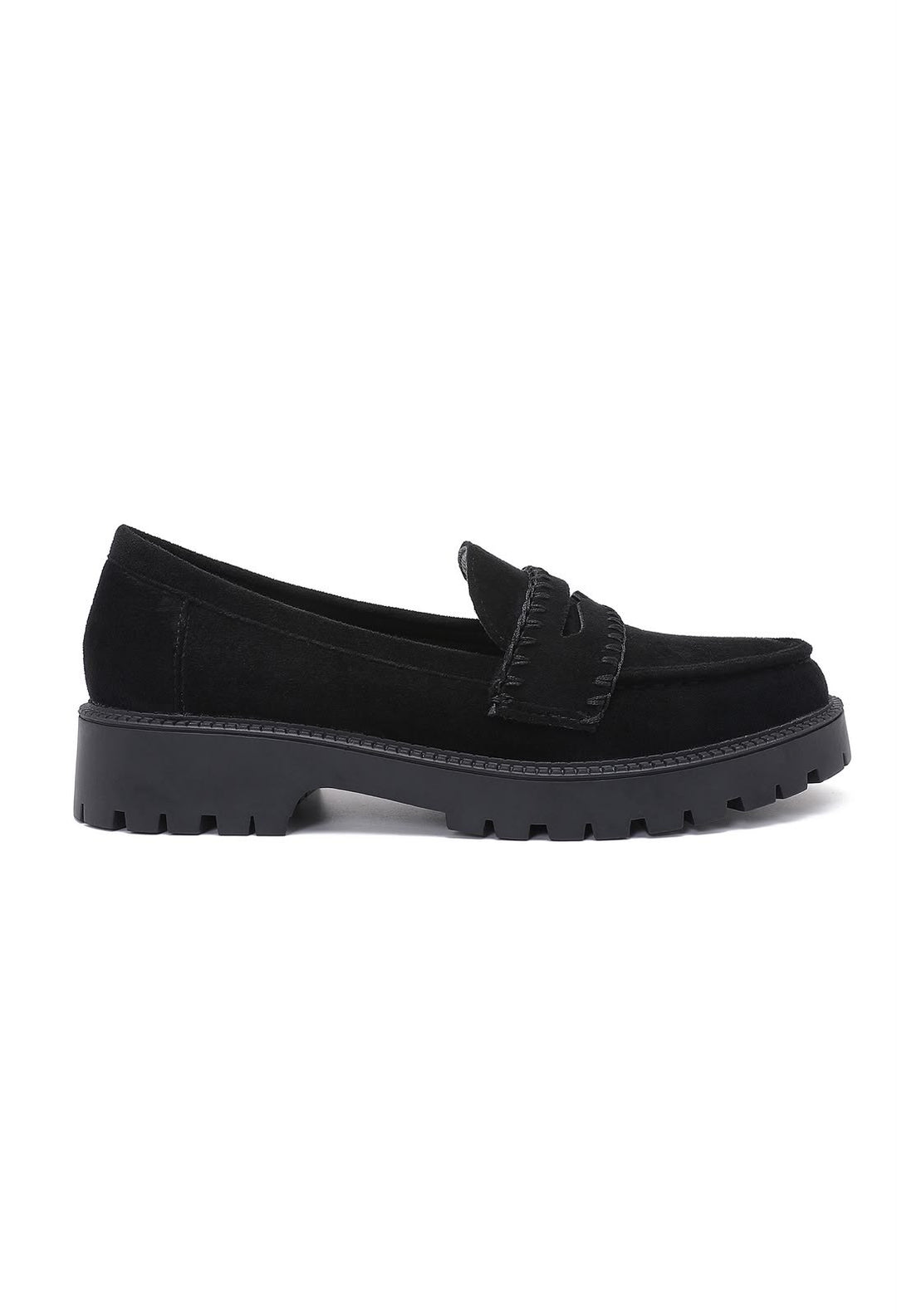 Mocassin Plateforme - NOIR