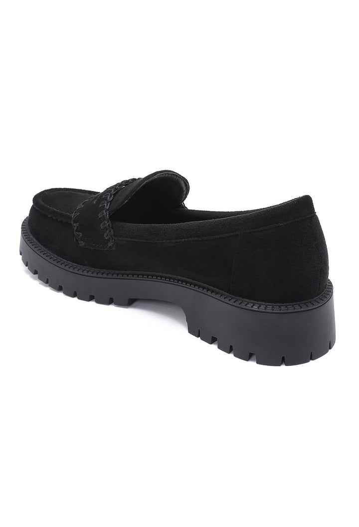 Mocassin Plateforme - NOIR