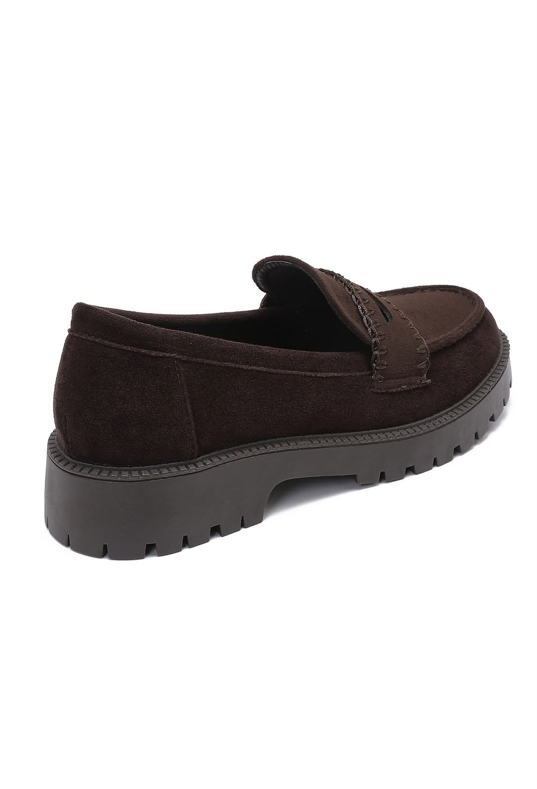 Mocassin Plateforme - BROWN