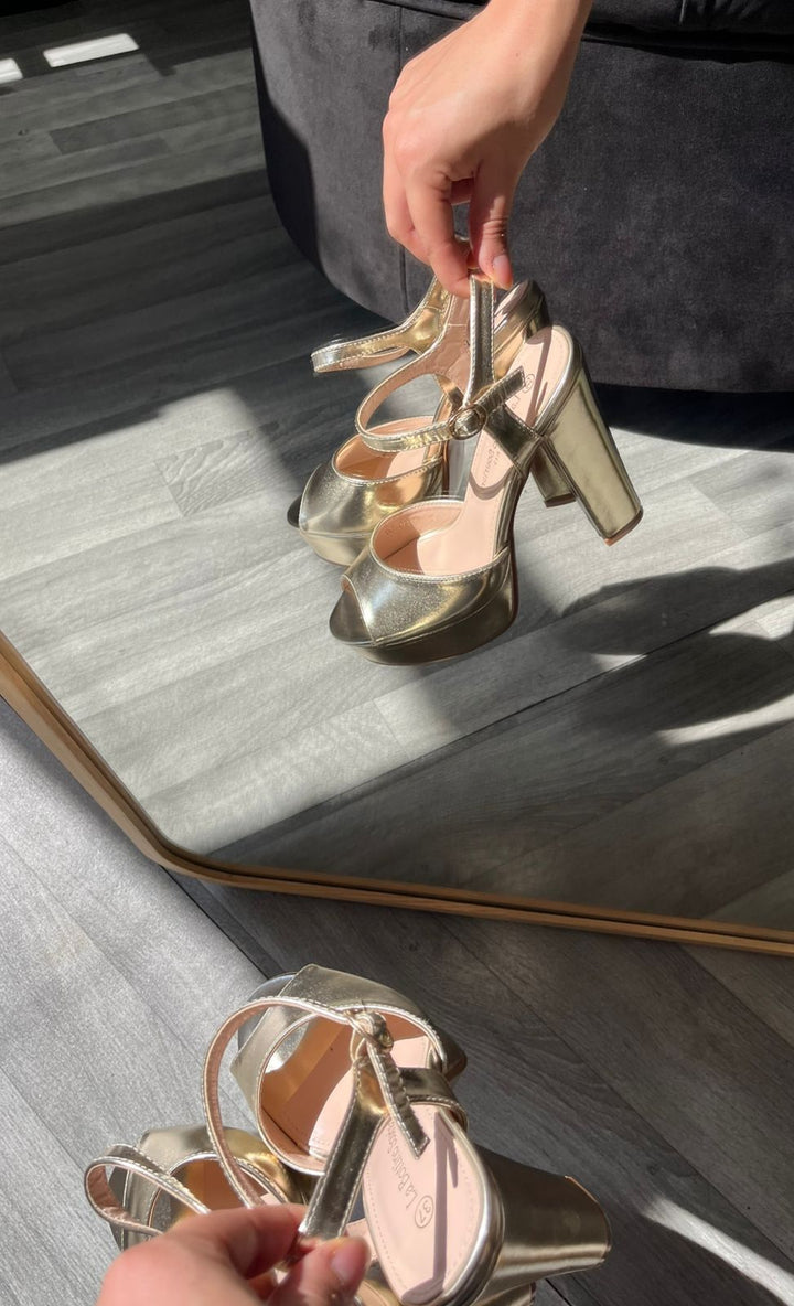 ESCARPINS SOIRÉE - GOLD