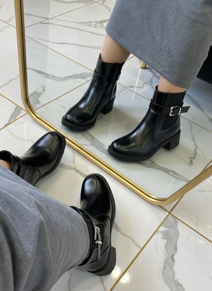 Bottines à Talons - NOIR