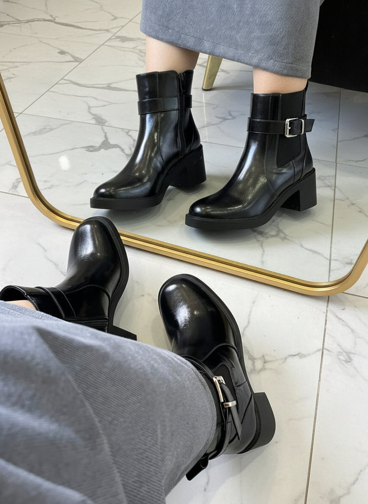 Bottines à Talons - NOIR