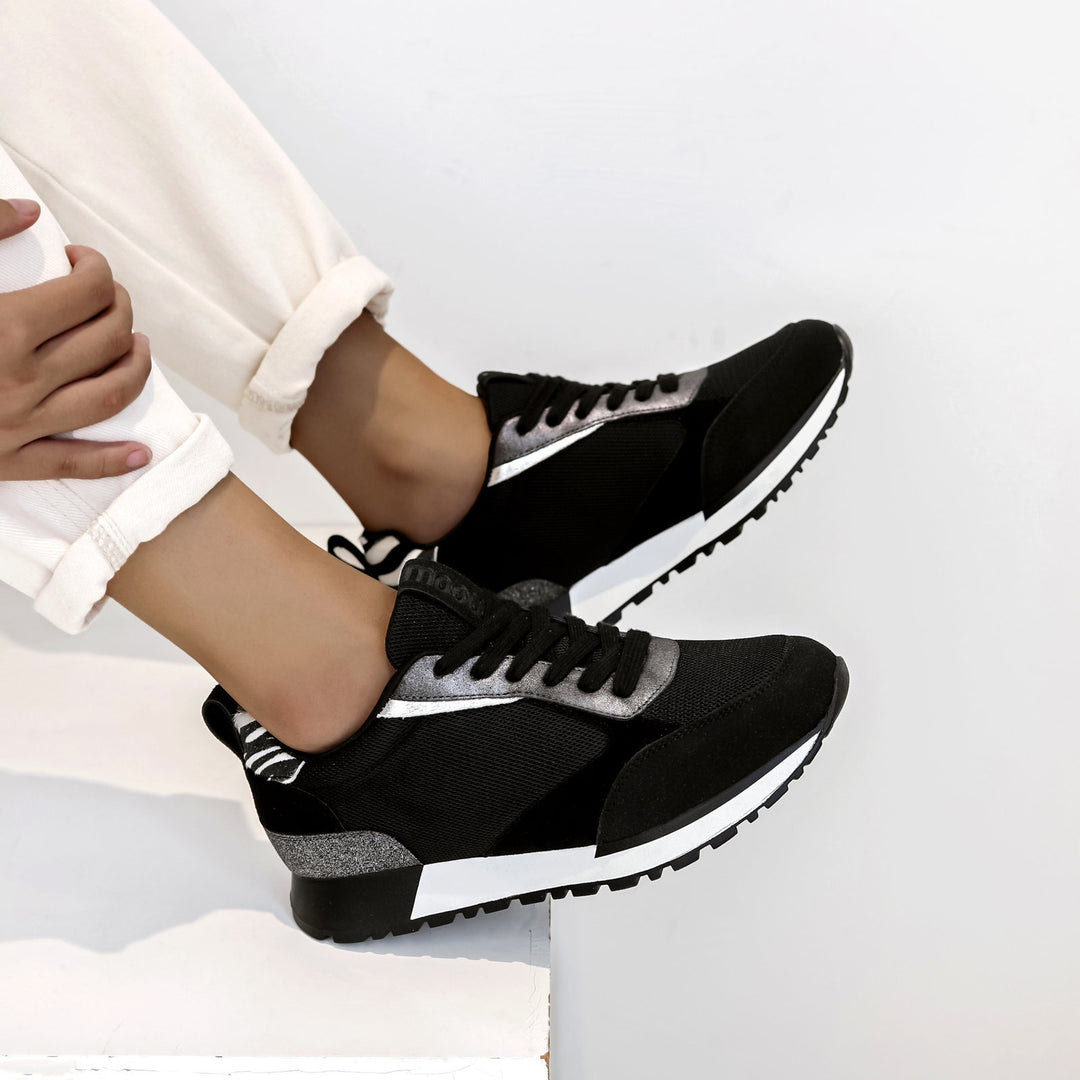 BASKETS COMPENSÉES - NOIR